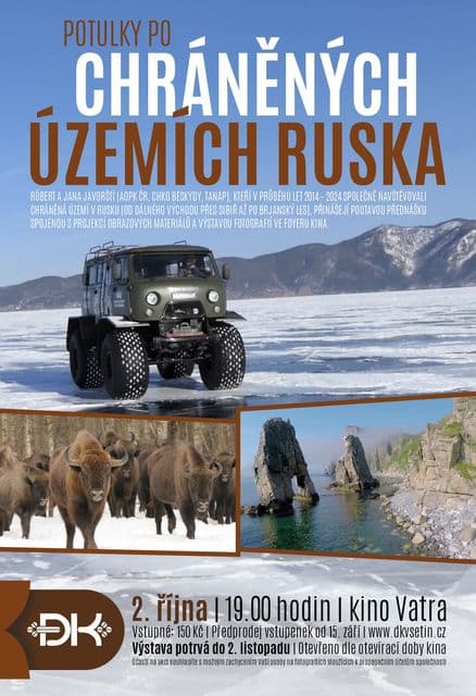 POTULKY PO CHRÁNĚNÝCH ÚZEMÍCH RUSKA