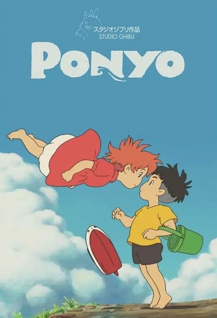 Ponjo z útesu nad mořem (Ghibli)
